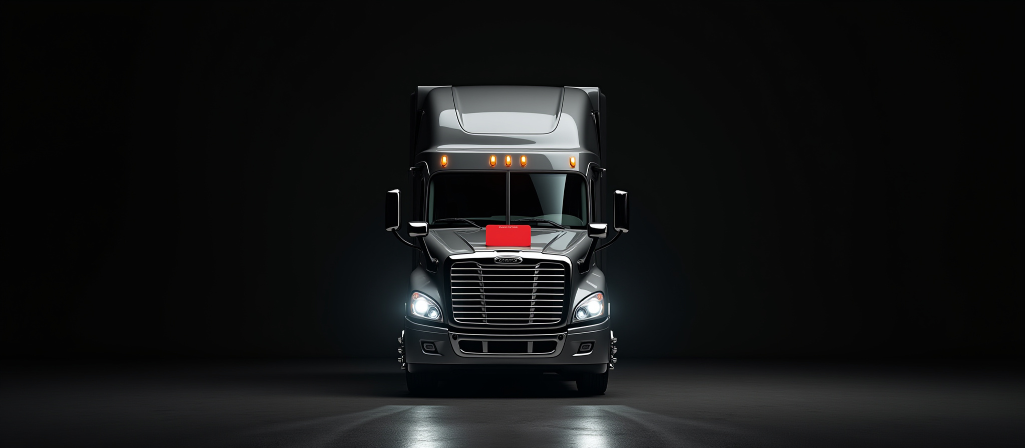 Heavy-duty diesel truck undergoing mobile CARB CTC-VIS diesel smog testing in Southern California.