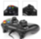 Controlador inalámbrico Xbox 360 negro