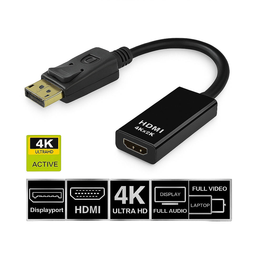Adaptador DisplayPort a HDMI 4K activo