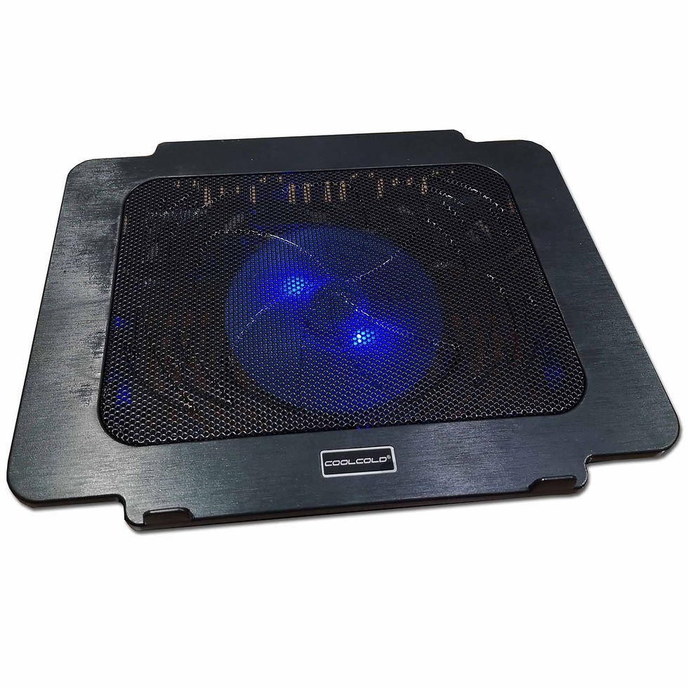 Miniatura: Enfriador portátil con luz azul LED, #K16, Geek Tecnología