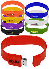 Miniatura: Pulseras USB personalizadas: coloridas, prácticas