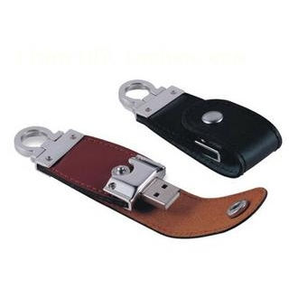 Miniatura: Dos memorias USB de cuero