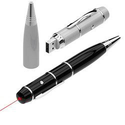 Miniatura: Bolígrafo láser y USB: elegante, práctico