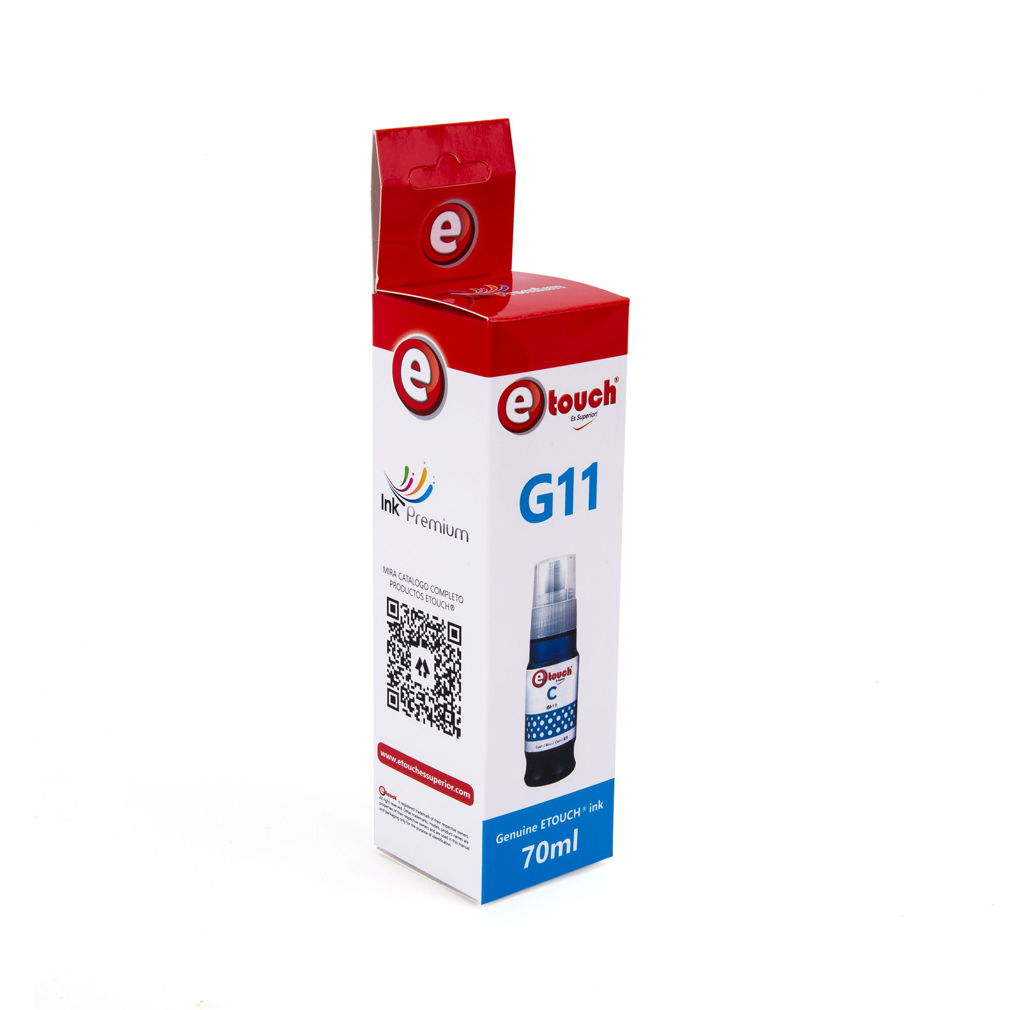 Botella de tinta G11 100ml, caja roja, Geek Tecnologia