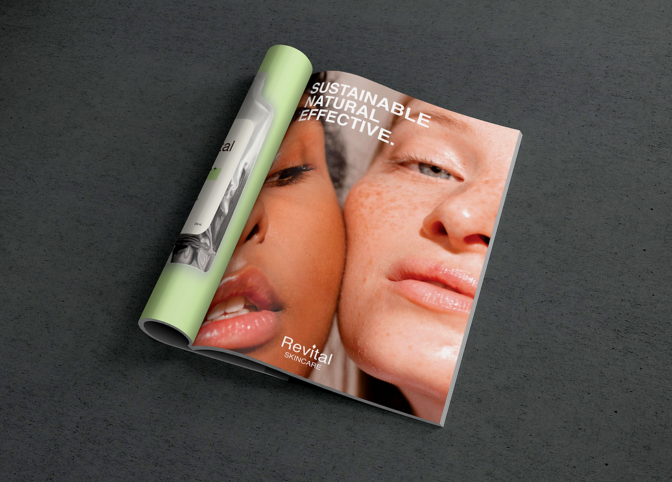 Revital magazine mockup