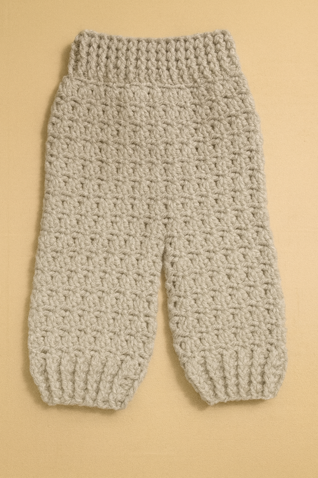 Pantalon en crochet pour bébé – Taille 6 à 9 mois