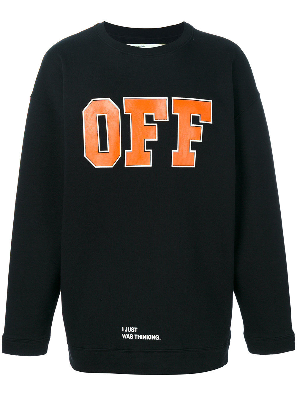 OFF-WHITE  logo print sweatshirt