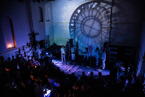 Visuals for IKI concert at Litteraturhaus