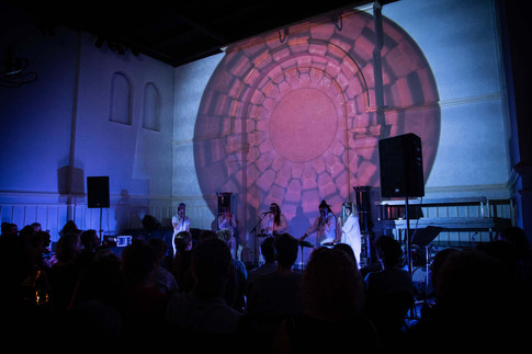 Visuals for IKI concert at Litteraturhaus