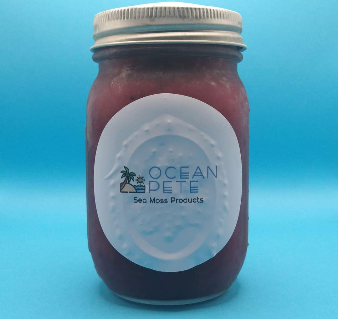 16oz Strawberry Sea Moss Gel