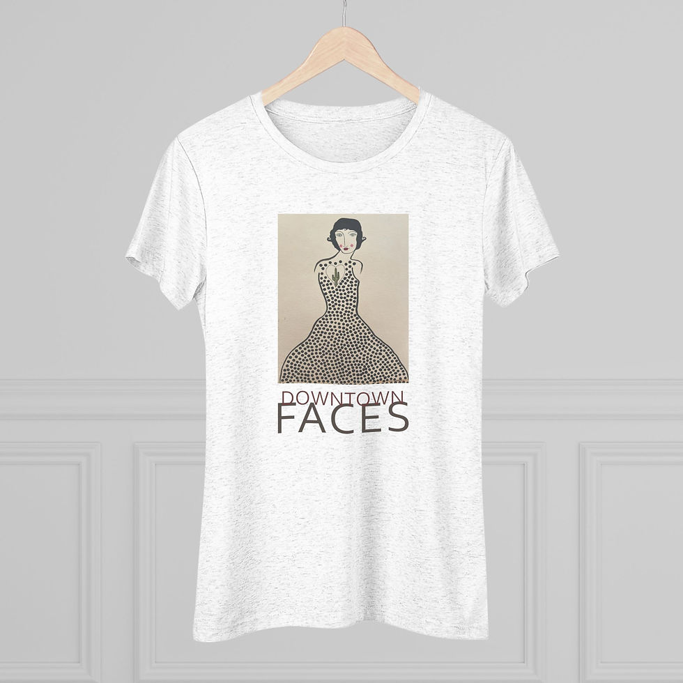 Thumbnail: Downtown Faces Women's Triblend Tee
