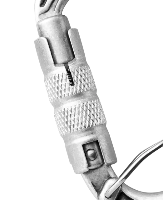 Mousqueton Edelrid HMS Pare-Balles Triple FG Eco : Ultra Léger, Sûr Et écolo Pour L'escalade
