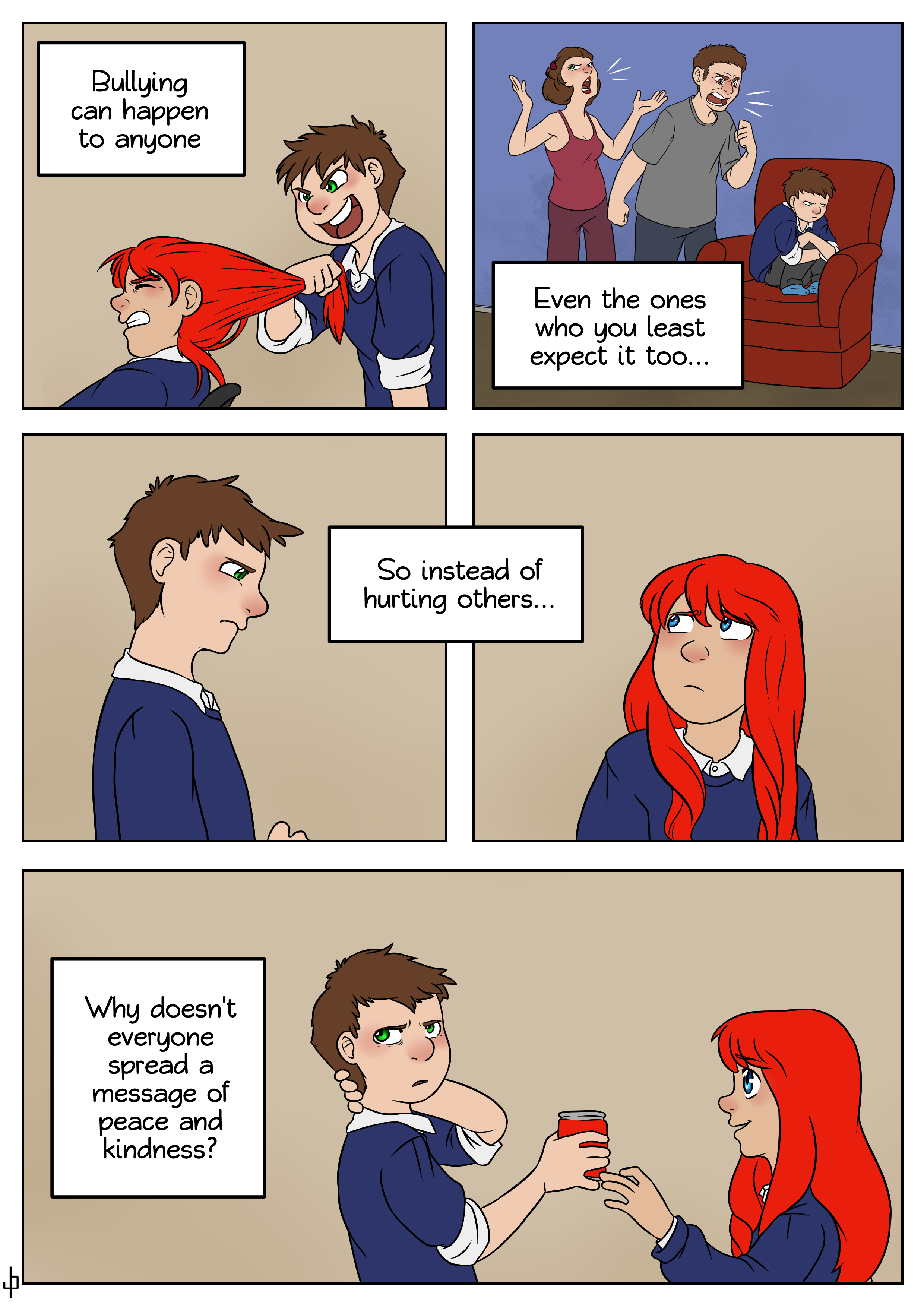 The Bully In Charge Comic Bullying Comics Tagalog - bullying