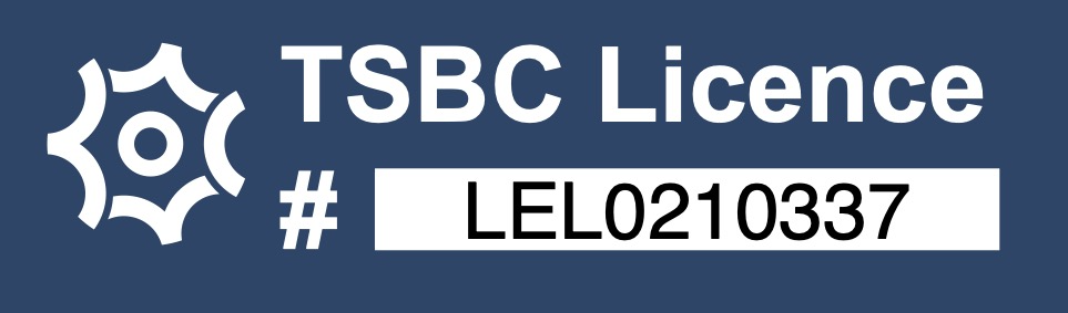 SBC Licence # LEL0210337