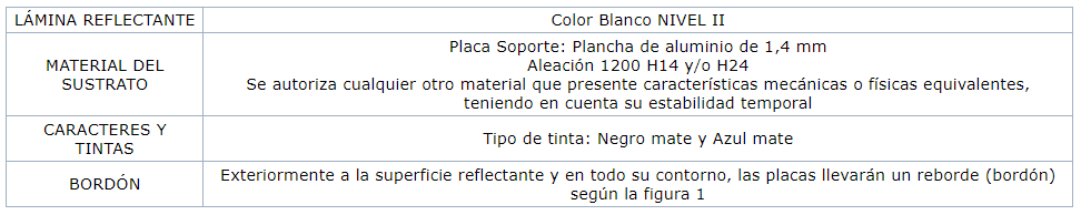 diseño y características señal v-24 vehículo servicio de auxilio en vías publicas