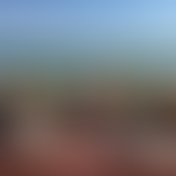 Tablescape with florals with a beach in the background.