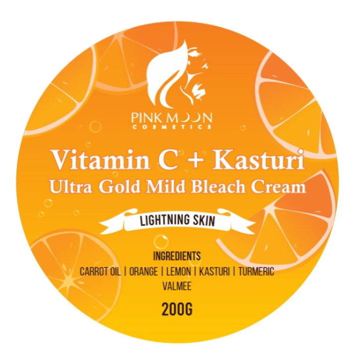 PINK MOON VITAMIN C + KASTURI ULTRA GOLD MILD BLEACH CREAM