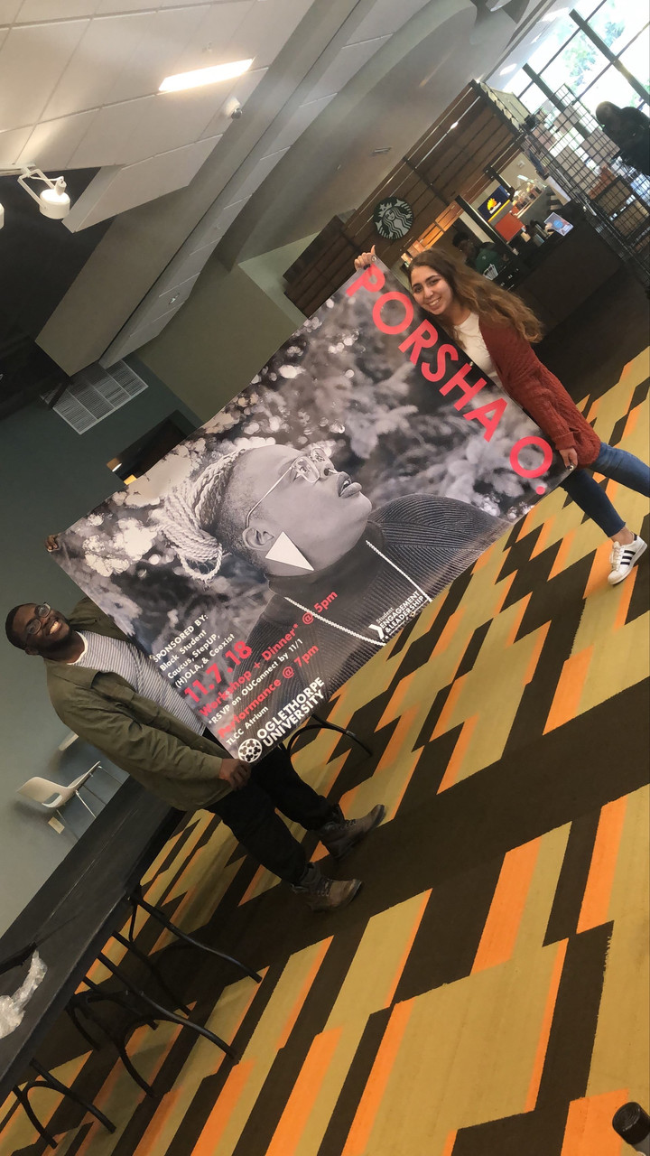 Student Organizations Will Bring Porsha O. to Oglethorpe's Campus