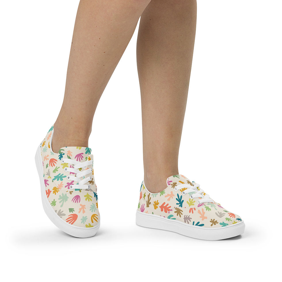 Thumbnail: Matisse Shapes  •  Women’s Lace-up Canvas Shoes