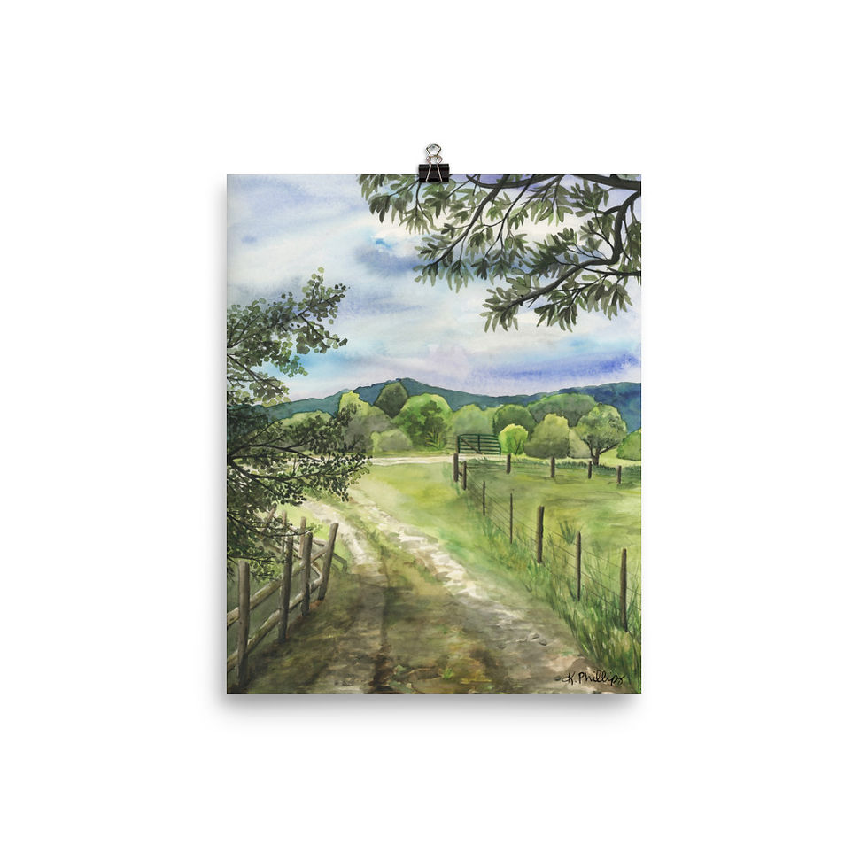 Thumbnail: North Georgia Mountains • Art Print