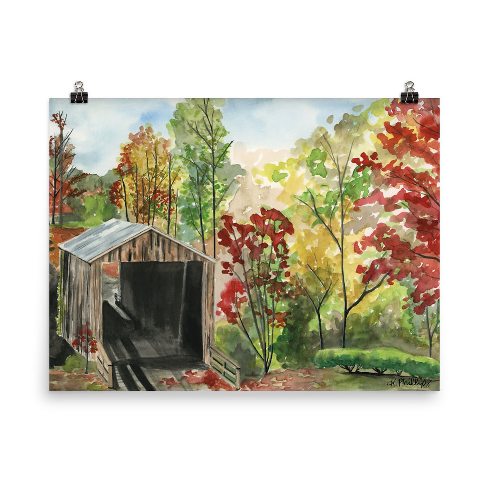 Thumbnail: Elder Mill Bridge • Art Print