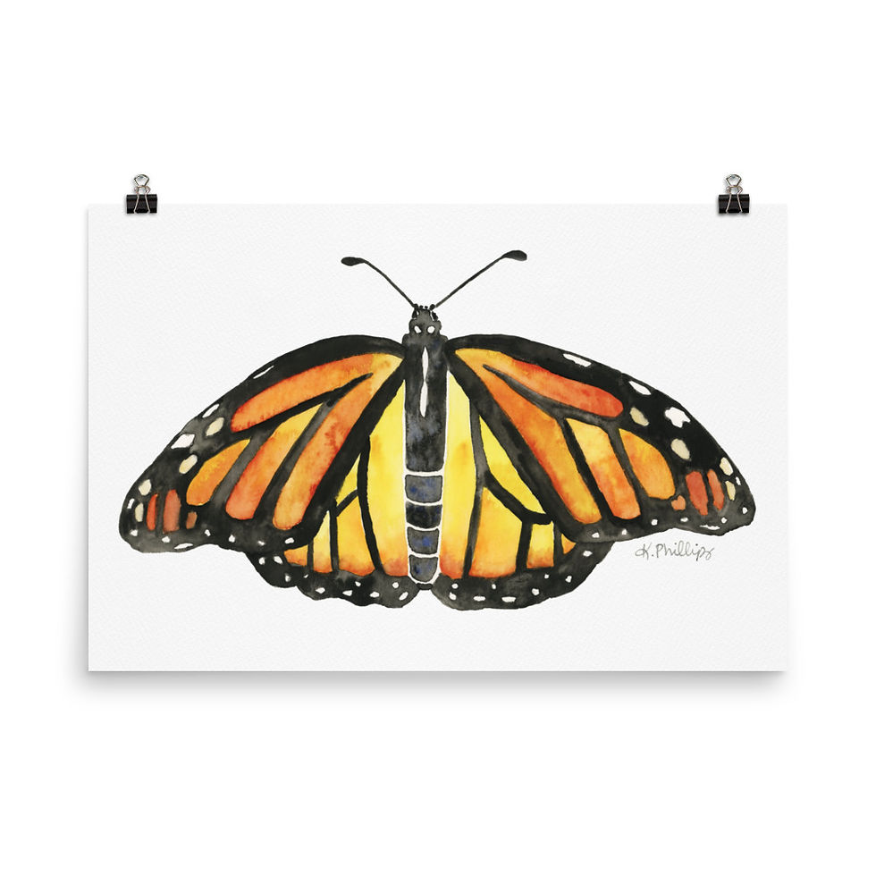 Thumbnail: Monarch Butterfly • Art Print