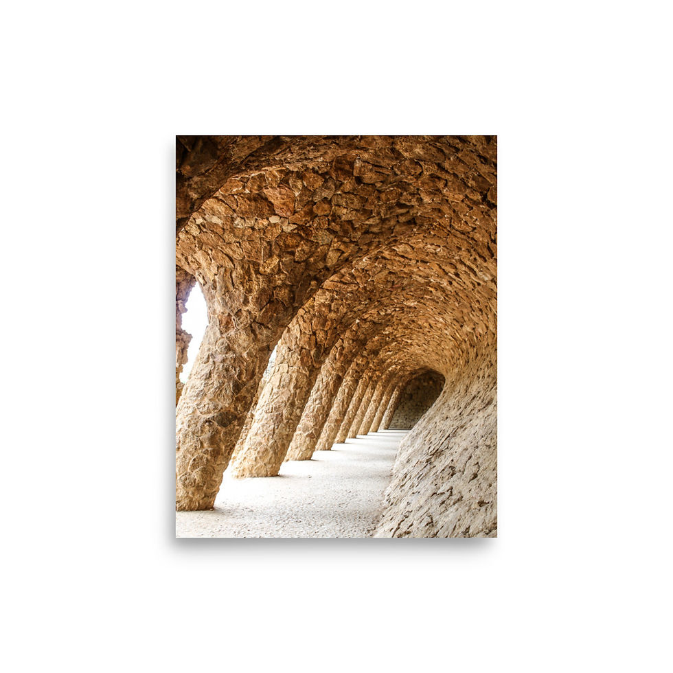 Thumbnail: Park Guell Viaduct • Photographic Print