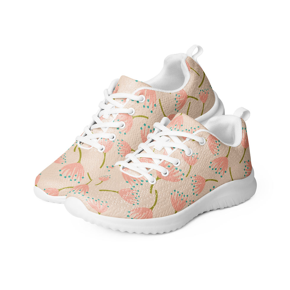 Thumbnail: Blush Flowers • Women’s Athletic Shoes