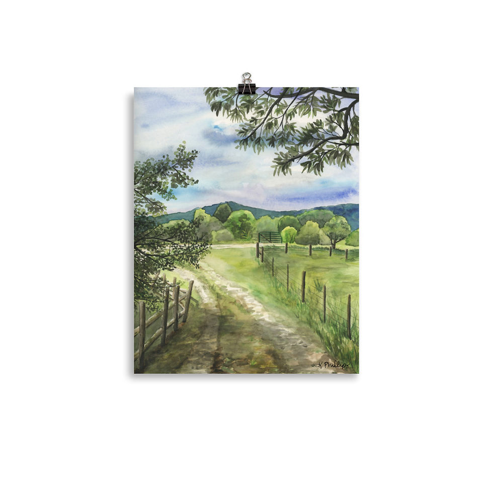Thumbnail: North Georgia Mountains • Art Print