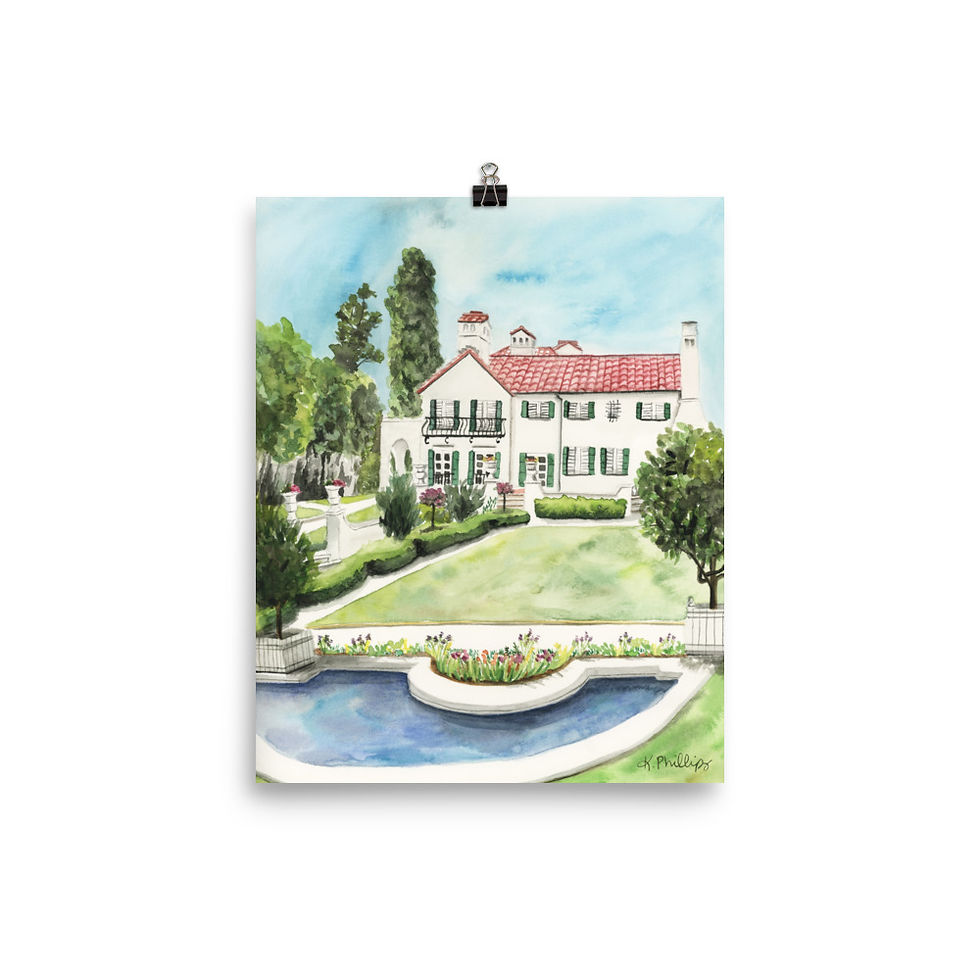 Thumbnail: Crane Cottage • Art Print