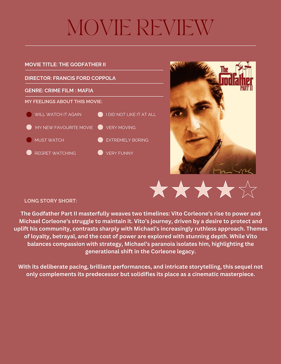 The Godfather Part II Review