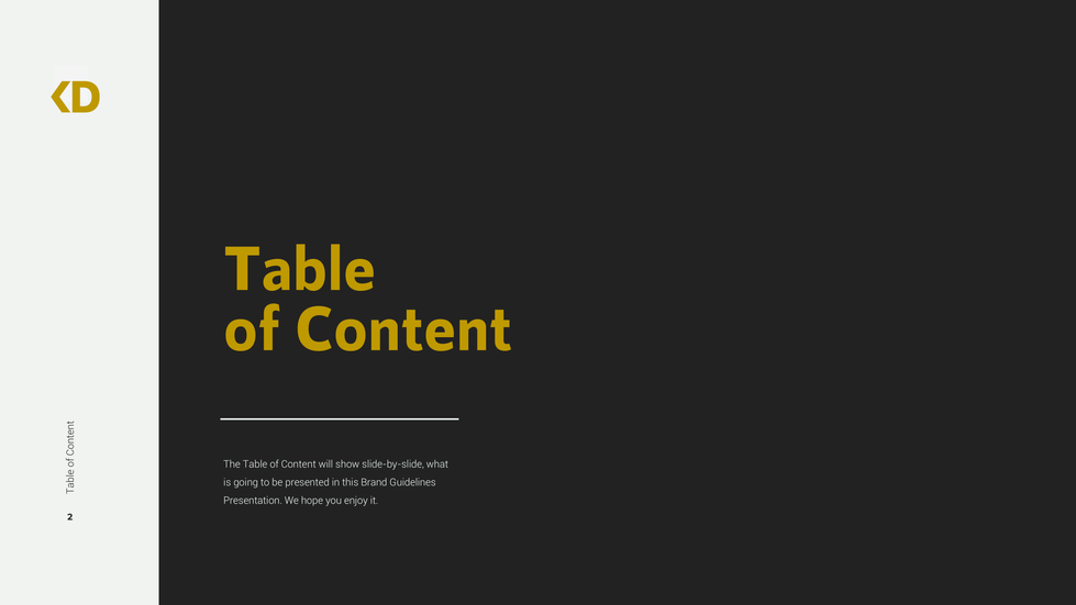 Table of Content