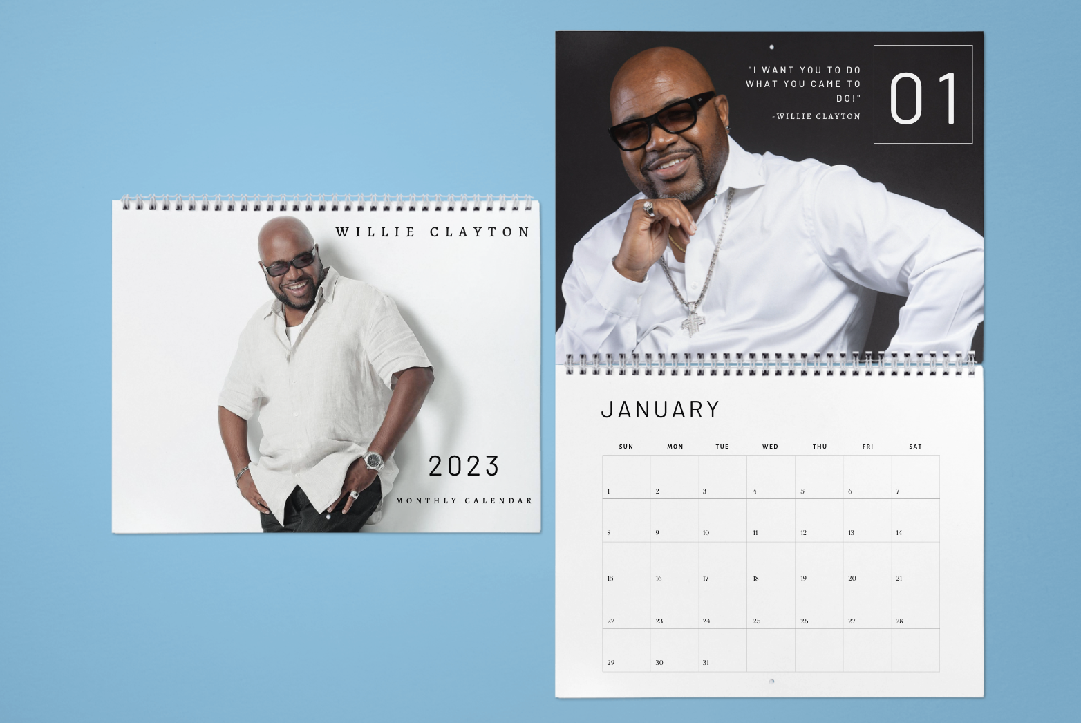 Willie Clayton 2023 Calendar