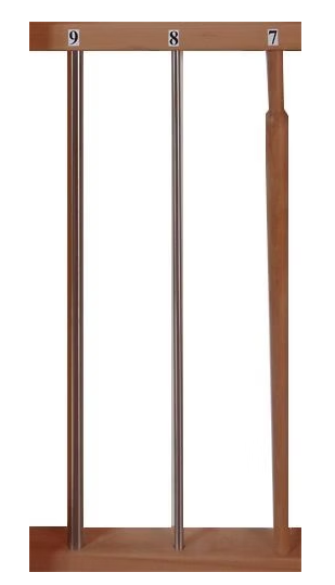 sloupek schodiště frézovaný