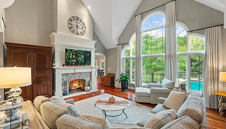 Spacious family room