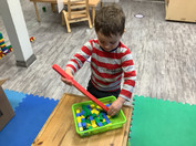You can find many little builders across our centre.