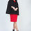 Thumbnail: Black Winter Cape in Woven Fabric