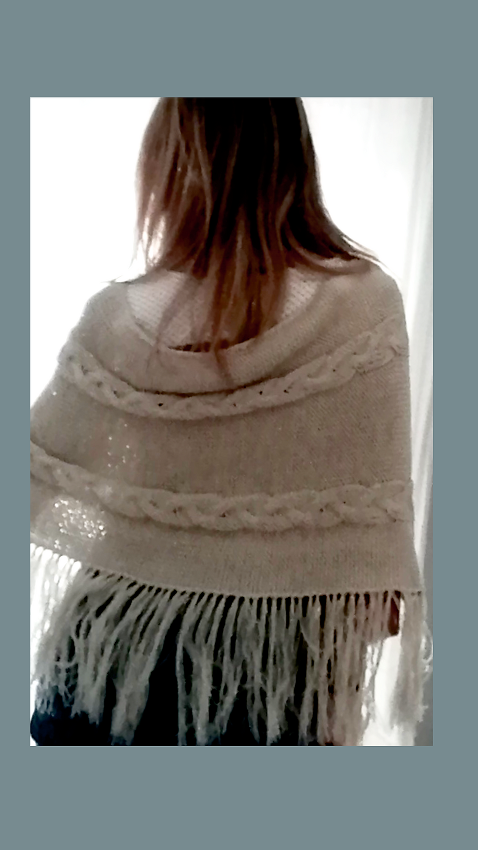 Miniatura: Poncho en lana mezcla