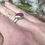 Thumbnail: Pink Tourmaline Silver Ring