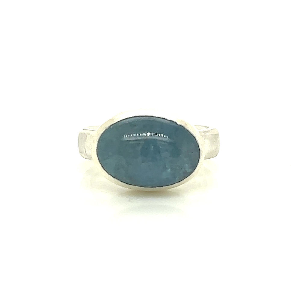 Thumbnail: Aquamarine Silver Ring