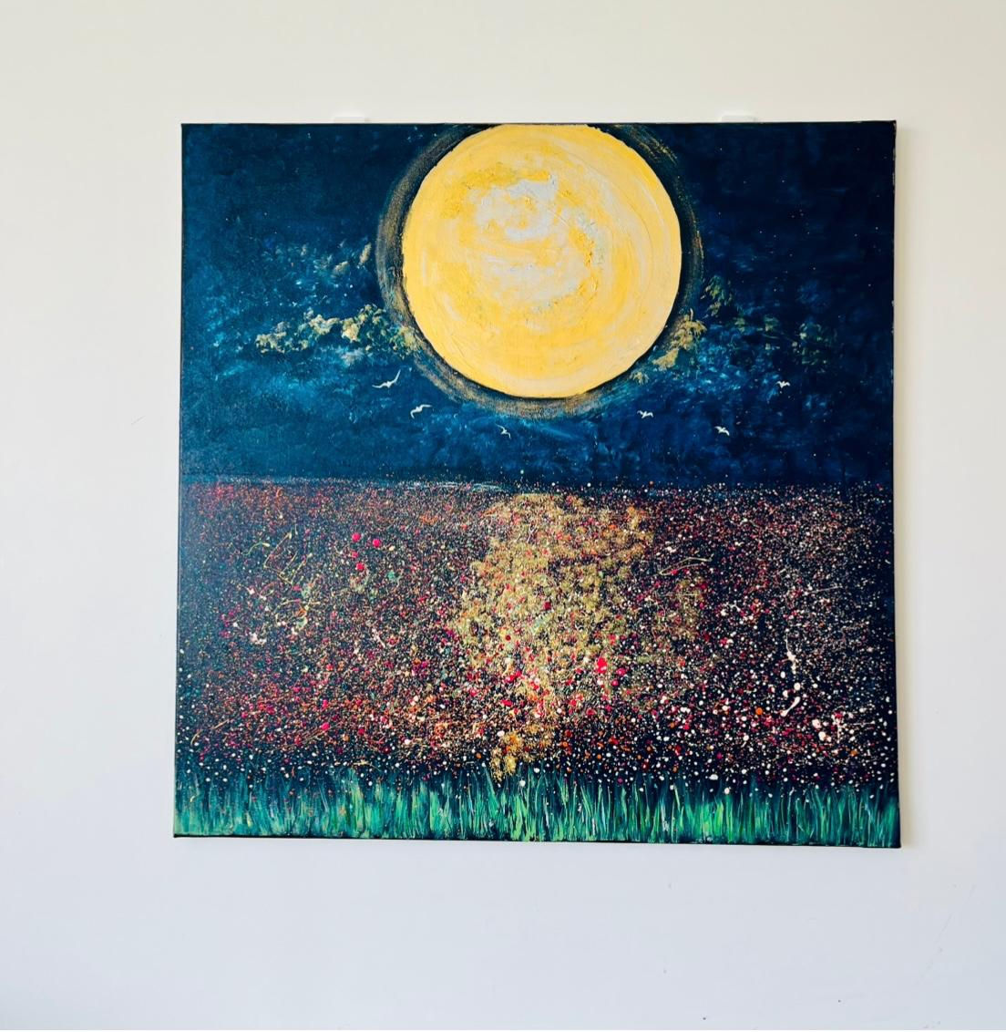 FEILD OF DREAMS    36 x 36inches by Della Sain