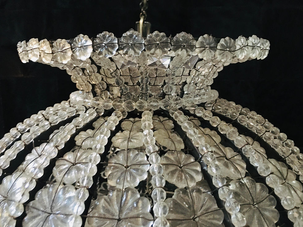 Thumbnail: French Victorian Sphere Crystal Chandelier
