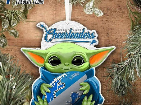 Celebrate the Holidays with a Star Wars Christmas Ornament Featuring Baby Yoda and NFL Team Logos