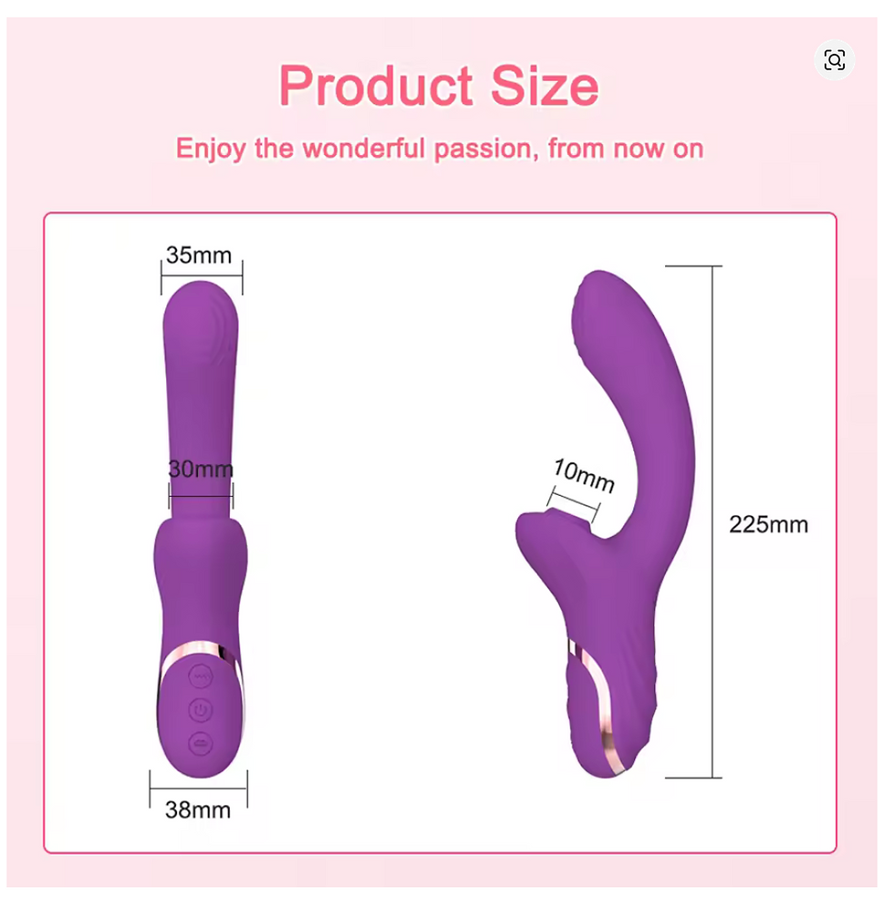 Миниатюра: 20-режимный вибратор 3-в-1 «Абсолютный оргазм»