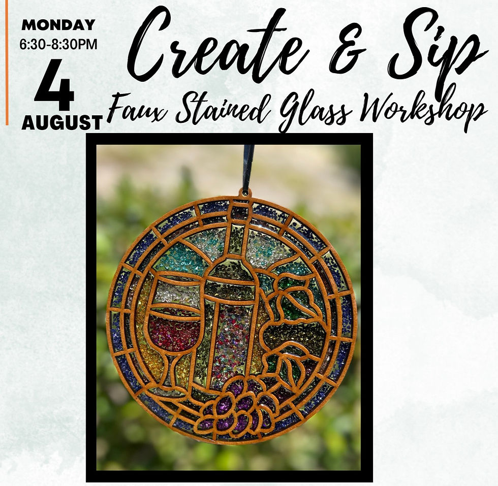 Faux Stained Glass Workshop