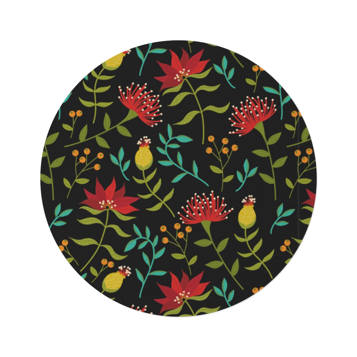 Flower Meadow Round Rug
