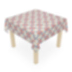 Kerchief Floral Imprint Tablecloth