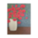 Poopy Vase Matte Canvas Print