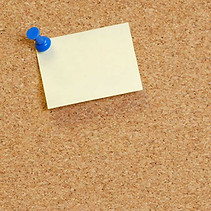 Cork Board Note