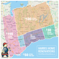 Design of post for Harris Home Renovations Instagram + Facebook accounts